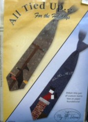 CUSTOM WEARABLE ART HOLIDAY TIES FOR MEN 99 PATTERN